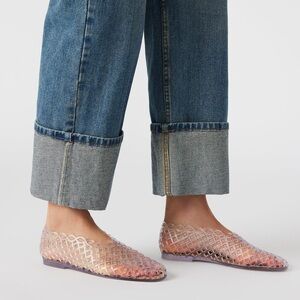 Steve Madden Grove Clear Flats